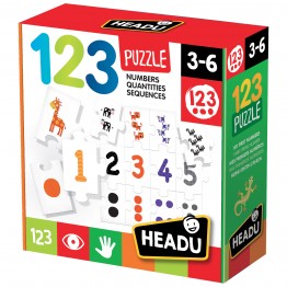 Puzzle 123 Montessori Headu
